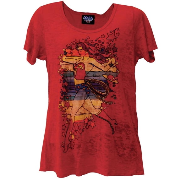 Wonder Woman - Stars Juniors Boyfriend T-Shirt