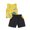 Yellow, variant on Vedolay Girls Shorts Sets 2 Piece Summer 2pcs Toddler Girl Clothes T-Shirt Dress+Shorts Baby Girls Outfits Set,Yellow 18-24 Months