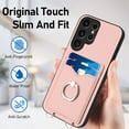 thumbnail image 4 of Allytechgroup Samsung Galaxy S23 Ultra Wallet Case for Women Men, Premium PU Leather Shockproof Hand Wrist Slim Fit Back Cover Phone Case for Samsung Galaxy S23 Ultra, Rosegold, 4 of 6