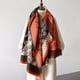 thumbnail image 4 of Manta de cachemira gruesa de alta calidad, bufanda para mujer, chal de pashmina cálido, chal de invierno, bufanda con estampado 2024, diseño de poncho, echarpe para mujer, 4 of 5