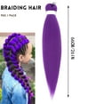 thumbnail image 3 of 3 PCS Braiding Hair Extensions Pre Stretched Flame Retardant Synthetic Braiding Hair Long Synthetic Braiding Hair Extensions, Pre Stretched Synthetic Braiding Hair Extensions for Braids for Party, 3 of 8