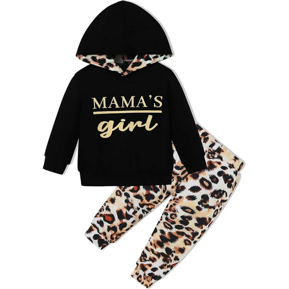 ZOEREA Toddler Girls Clothes Baby Outfits Letter Hoodie Sweatshirts Flower Sweatpants 2Pcs Tracksuit Fall Winter Clothing