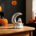 thumbnail image 4 of Halloween Decorations Moon Ghost Figurine Home Decor Statue for Indoor Outdoor Party Tabletop Display Seasonal Festive Gift Idea, 4 of 7
