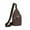Brown, variant on Admvng Crossbody Daypack for Men Slim Chest Backpack Man Purse Small Shoulder Bag for Travel Hiking