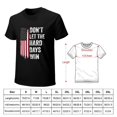 thumbnail image 2 of Don't Let The Hard Days Win Trendy Men's Cotton Short Sleeve HD Print Tee for Casual T-Shirt Crew Neck Top Black XL, 2 of 7