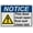 Warning Sign 3, variant on Bilingual Keep Door Closed Sign (Mantenga la puerta cerrada), Industrial Exit Keep Closed Sign 8"x12" UV Resistant for Indoor Outdoor Workplace