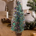 thumbnail image 3 of FFENYAN Desktop Decoration Mini Christmas Tree DIY Needle Tree Decoration Christmas White Cedar Small Christmas Tree Christmas Mini Christmas Tree Desktop Decoration, 3 of 5