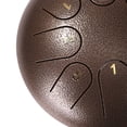 thumbnail image 4 of Mini Tambor Instrumento Percusión Lengua Acero 6 Pulgadas 8 Notas Con Almacenamiento Alivio Del Estrés Regalos Musicales para Baterista Principiante, 4 of 9