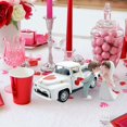 thumbnail image 4 of 3/2/1pcs Mini Valentine’S Day Metal Farm Truck Decorative Ornaments With Bride And Groom, Vintage Love Romantic Tiered Tray Decor Diecast Pickup Truck Model For Shelf Table Decor, 4 of 5