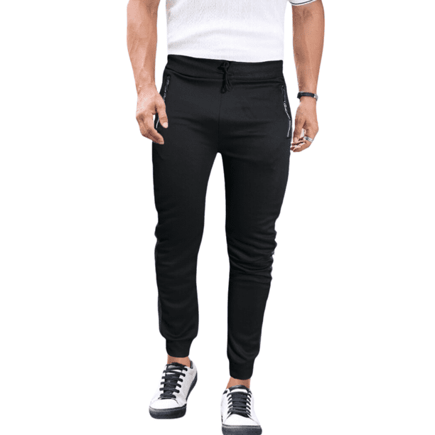 Jogger Pants Hombre De Felpa Gym Pans Pantalones Cargo Bolsa