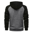 thumbnail image 3 of Men's Zip Up Hoodie Winter Lined Sweatshirt Casual Loose Fit Pullover For Fall And Cold Weather Comfort Men Cotton Fleece Hooded Sweatshirt, 3 of 6