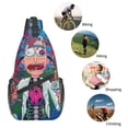 thumbnail image 6 of Rick And Morty Crossbody Bag Casual Sling Backpack Chest Bag Multipurpose Crossbody Shoulder Bag Hiking Daypacks, 6 of 9
