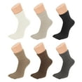 thumbnail image 3 of Unique Bargains 1 Pair Two-toed Socks Comfortable Plush Socks for Women Oatmeal, 3 of 6