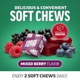 thumbnail image 6 of Force Factor Fruits & Veggies Superfood Antioxidant Supplement, 50+ Ingredients, Mixed Berry, 60 Soft Chews, 6 of 13