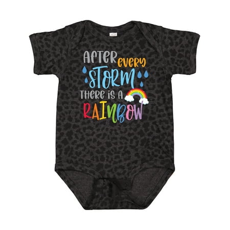 

Inktastic Baby After Every Storm There is a Rainbow Gift Baby Boy or Baby Girl Bodysuit