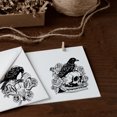 thumbnail image 3 of 4Pcs PVC Stamp for DIY Scrapbooking Raven 55x55mm, 3 of 8