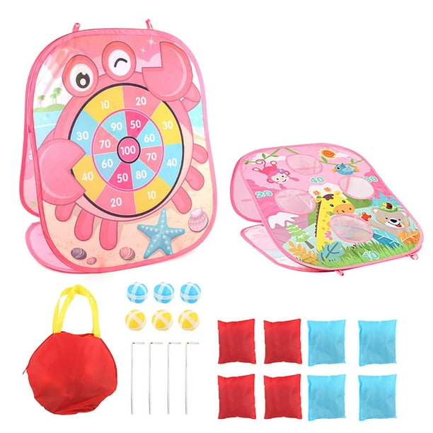 Tablero de juego plegable para niños con 8 coloridas bolsas fáciles de llevar al aire libre Wmkox8yii shdjk3768