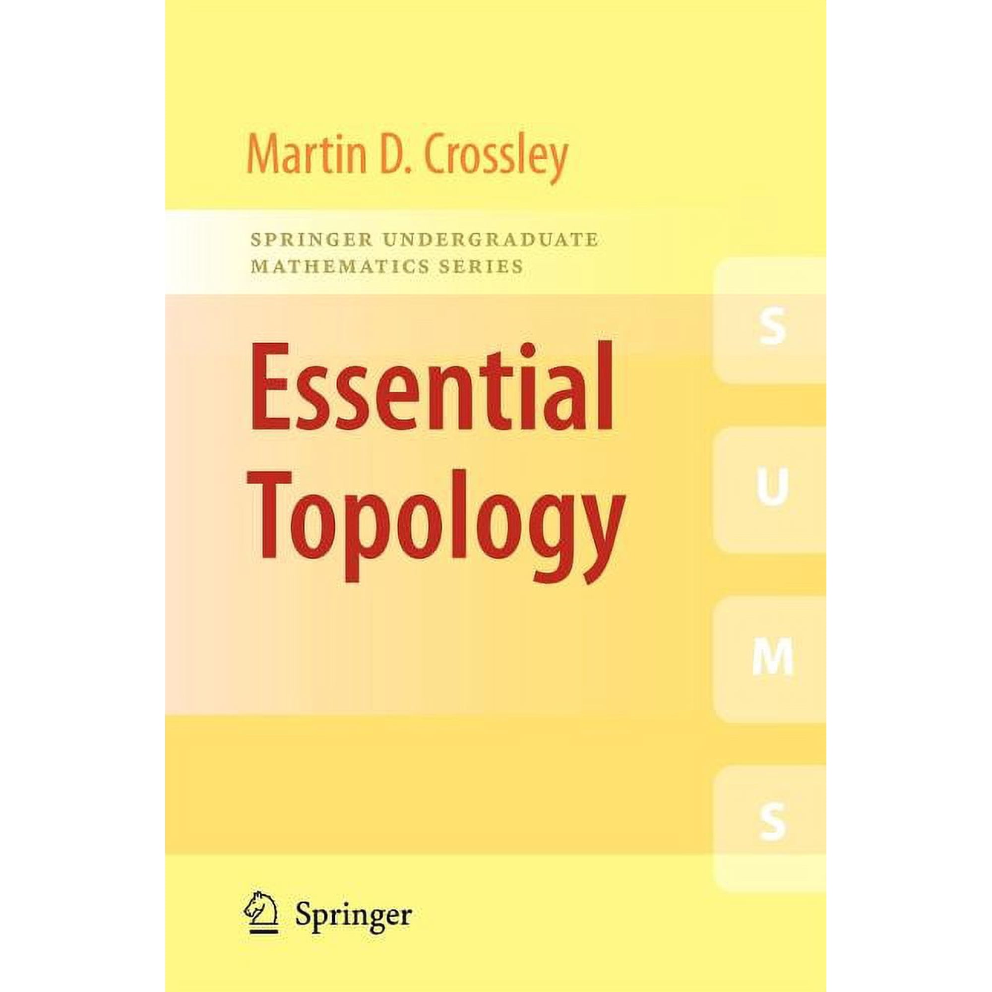 Springer Undergraduate Mathematics Essential Topology, (Paperback)