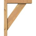 thumbnail image 3 of Ekena Millwork 3 1/2"W x 14"D x 18"H Traditional Block Smooth Bracket w/ Offset Brace, Western Red Cedar, 3 of 25