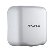 Alpine Commercial Hand Dryer, Automatic, High Speed, Electric, 220 Volts, White