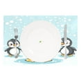 thumbnail image 2 of Ryvnso Placemats Set of 4 Penguins and Snow Dining Mats Heat-Resistant Non-Slip Washable Table Mat, 2 of 8