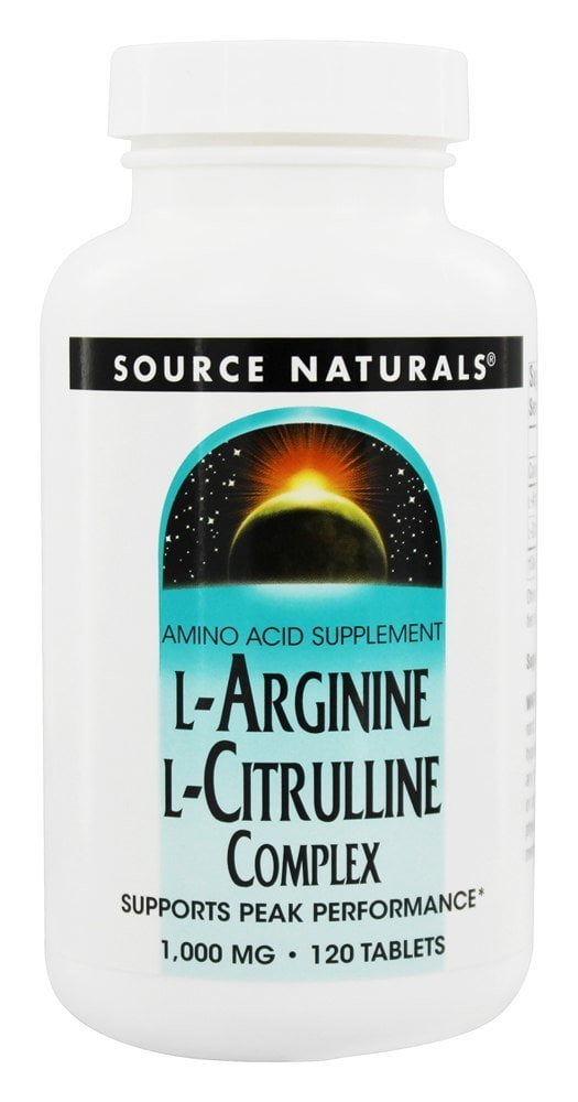 Source Naturals LArginine LCitrulline Complex, 120 tabs Walmart Canada