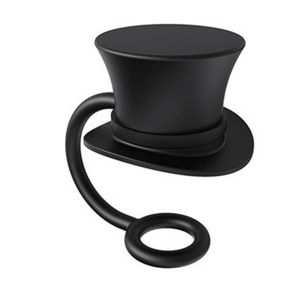 Tapones de silicona para pajitas | Diseño de sombrero de vaquero de 6-10 mm | Accesorios herméticos y a prueba de fugas para vasos para niños y adultos | Herramientas decorativas y de sellado para
