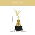 thumbnail image 2 of Ballet Trophy Dance Competition Trophy Decorative Ballet Trophy Plastic Gold Trophy, 2 of 7