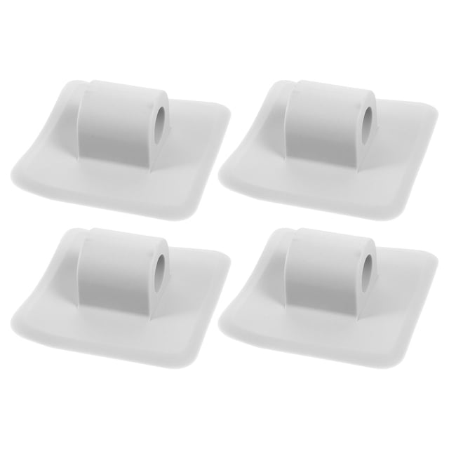 HEATSHAKING 4Pcs Canoe Motor Mount Kit PVC Grey Universal Motor Bracket for Outdoor Boat Accessories