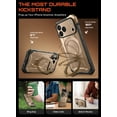 thumbnail image 5 of SUPCASE Unicorn Beetle Grip for 2025 iPhone 17 Pro Max 6.9" Case with Camera Control Button with Kickstand Rugged Shockproof Anti-Slip Grip Case [Compatible with MagSafe] Magnetic Phone Cover, Desert, 5 of 10