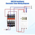 thumbnail image 4 of Timer Switch with LCD Display 220C 15A Weekly Timer Switch Relay Switch Programmable Timer for Street Light and Household Appliances, 4 of 5