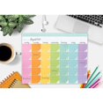 thumbnail image 4 of C.R. Gibson CDC-24047 Undated Monthly Desk Calendar Pad for Planning, 12 Sheets, 17'' W x 22'' H, Rainbow, 4 of 5