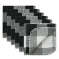 thumbnail image 1 of Design Imports CAMZ12803 BLACK BUFFALO CHECK SCRUBBER DISHCLOTH SET/6, 1 of 2