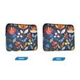 thumbnail image 7 of FORMRS 13-13.3 inch Laptop Sleeve Case Soft Carrying Quilted Computer Bag Cover, Art Flowers, 7 of 7