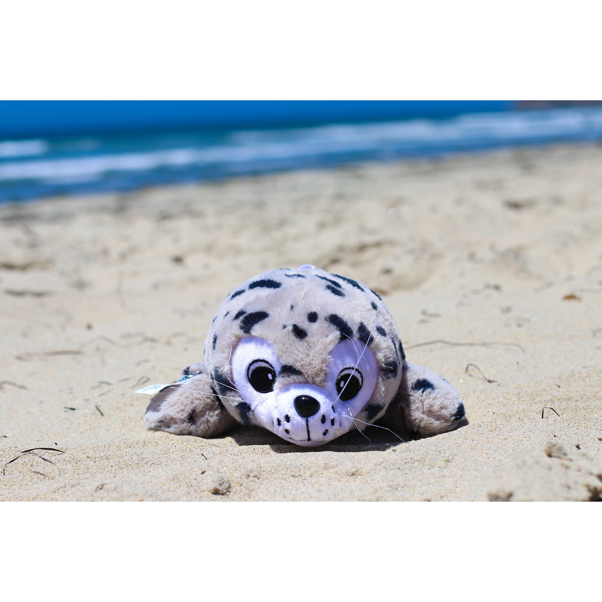 Sammy The Seal 12" Stuffed Plush Toy w/ Authentic Animal Sounds, for Kids Babies & Toddlers