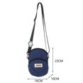 thumbnail image 3 of Bolsa bandolera de diseño original con forma de gorra y de hombro de calle (azul) Ehuebsd Para Estrenar, 3 of 7