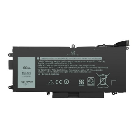 K5XWW Laptop Battery for Dell Latitude 7389 7390 L3180 5289 2 in 1 71TG4 60Wh US