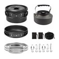 thumbnail image 1 of Camp Cookware Set, Camping Pots and Pans Set Non with Stainless Steel Utensils and Plates for Outdoors Cooking Gear, 1 of 6