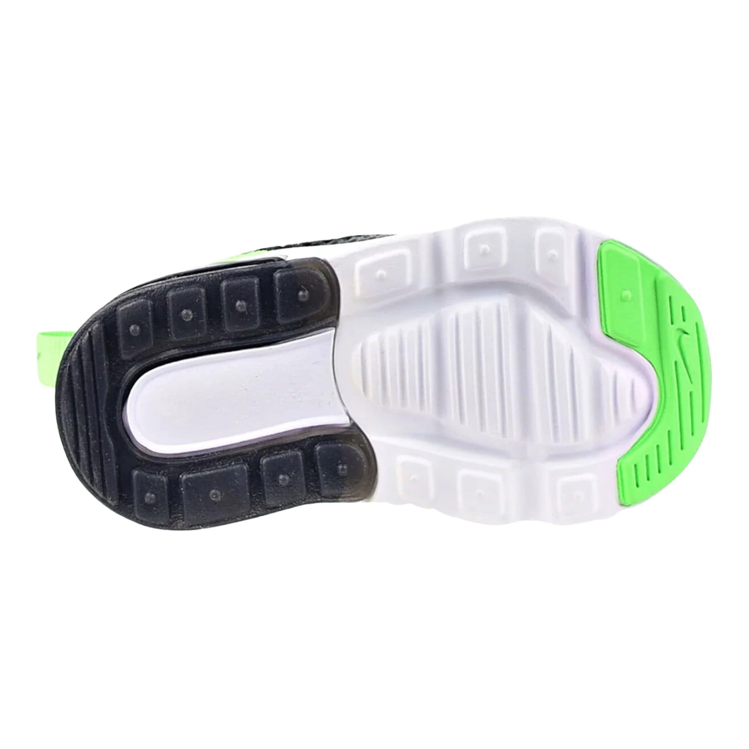 Toddler's Nike Air Max 270 Black/Chrome-Green Strike (DD1646 021) - 6