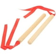 thumbnail image 1 of TAILTOSS 2Pcs Percussion Rhythm Stick for Music Education Red Wood 7.9In, 1 of 8