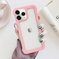 thumbnail image 3 of Compatible with iPhone 14 Pro Max Bumper Frame Case Frameless Cooling Heat Dissipation No Backplate Protection Fashion Shockproof Cover for Girls Women Man Pink, 3 of 14