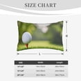 thumbnail image 4 of Fotbe golf ball perched on a tee Pattern Pillow Cases - Envelope Closure - Luxury, Extra Soft, Cooling Pillow Covers - Wrinkle, Fade, Stain Resistant-16"x24", 4 of 6