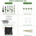 thumbnail image 6 of Macrame Plant Hangers, 6Pack Hanging Planters for Indoor Plants w/ 6 Set Hangers Kit Handmade Macromay Plant Hangers Indoor Flower Pots Holder Stand for Boho Home Décor (POTS NOT Included), 6 of 7