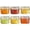 4oz*6, variant on PETGLE 4oz Glass Spice Jars with Airtight Lids (Set of 6), Small Wire Clamp Mason Jars for Herbs, Honey, Jam & DIY Wedding Favors, 120ml Mini Glass Canisters for Pantry & Kitchen Organization