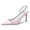 Lavender, variant on FSJ Women Slingback Pointed Toe Pumps Stiletto High Heels Slip On Sandals Crystal Embellish Cutout Backless Party Dressy Shoes Size 8 Lavender