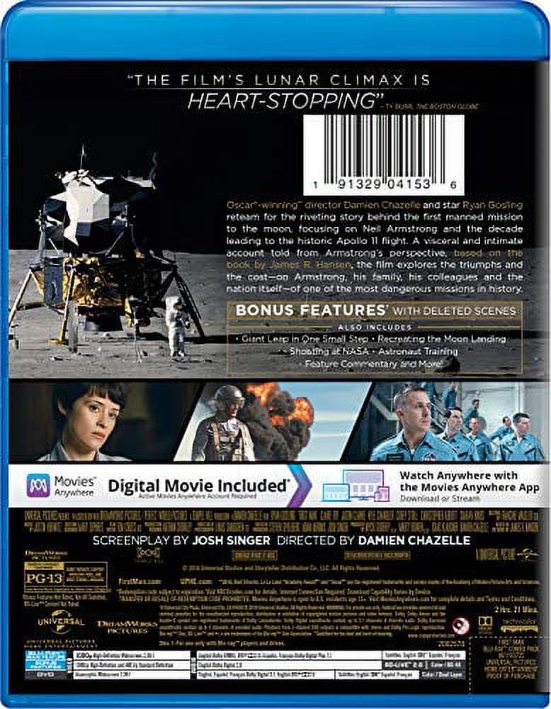 First Man (DVD + Digital) [Blu-ray] - Walmart.com