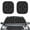 Black Dog Paw, variant on Yuyamidu 3D Cat Automotive Windshield Sunshades 2 PCS Cowboy Car Windshield Cover Accessories Adorable Car Sun Shade for Windshield for Sedan SUV Truck, Blue