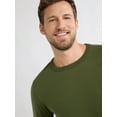 thumbnail image 5 of Free Assembly Men's Everyday Cotton Tee with Long Sleeves, Sizes XS-3XL, 5 of 8