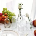 thumbnail image 4 of Juego de 18 jarrones de cristal vintage: perfectos para la decoración del hogar y la boda, jarrones de flores transparentes para centros de mesa, 4 of 4