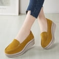 thumbnail image 5 of Mostsola Platform Loafers for Women Comfortable Business Shoes Slip on Wedges Walking Shoes, 5 of 5